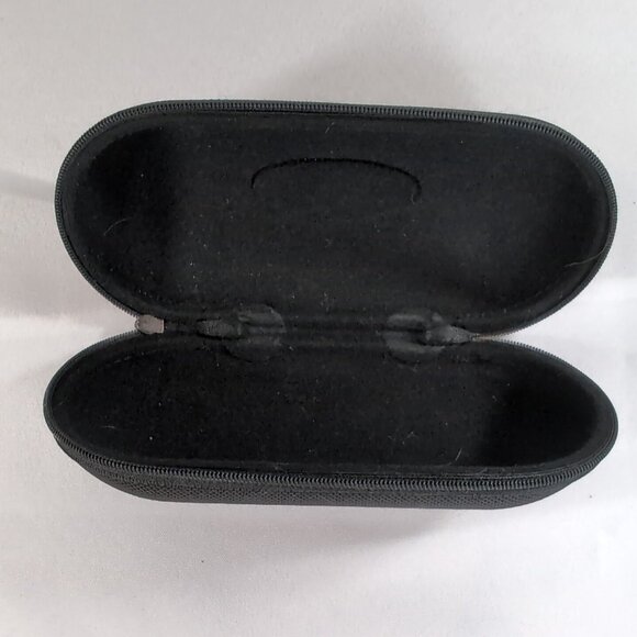 Oakley Pill Sunglasses Case Glasses Black Monogram Hard Shell Zip Logo Travel - Picture 6 of 13